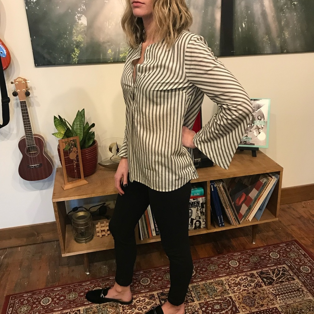 Madewell stripe blouse